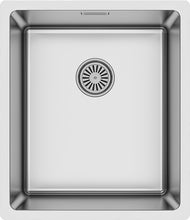 Load image into Gallery viewer, 380 x 440 mm Undermount/inset Kitchen Sink, Handmade, Satin Stainless Steel Kitchen Sink (TJM0036)