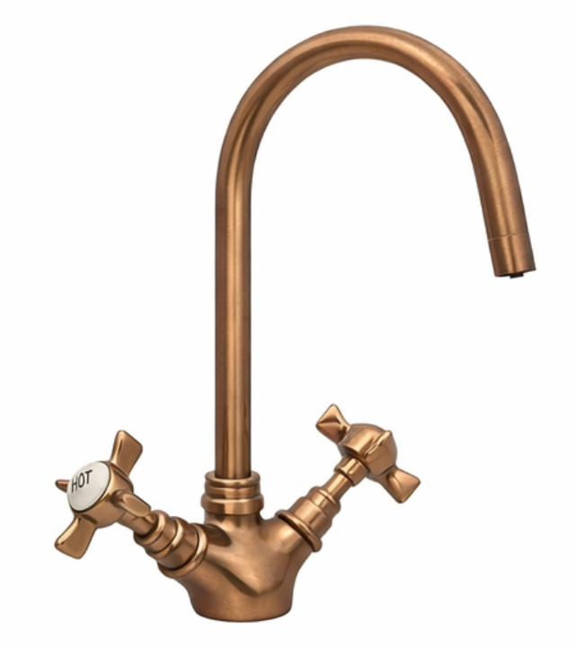 Majestic Twin Handle Kitchen Mixer Tap, 5 Colour options