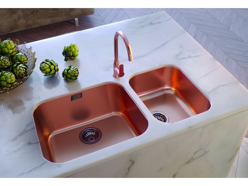 Alveus Monarch Undermount Variant 10 Copper Kitchen sink 480x400x180mm