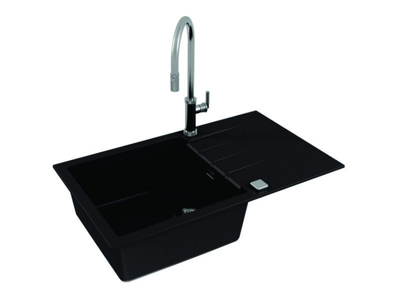 Alveus Cadit 40 Inset 1.0 Composite Kitchen sink 860x500mm Carbon or Arctic