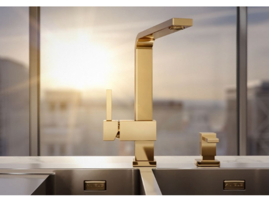 Clearance! Alveus LAGUNA MONARCH Kitchen Mixer Tap Gold, Bronze, Copper, Anthracite