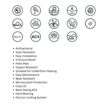 Load image into Gallery viewer, LVT Flooring Lignum Core Greywood Oak - Pack Size: 2.64m²