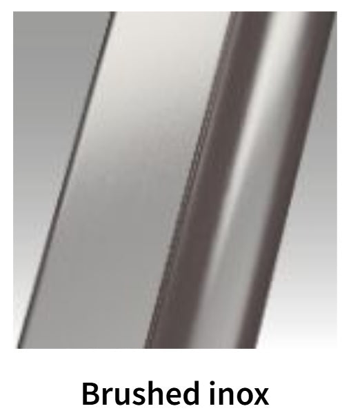 Novellini N180 G+F, Hinged door + 1 Side Panel Chrome/B Gold/B Bronze/B Steel