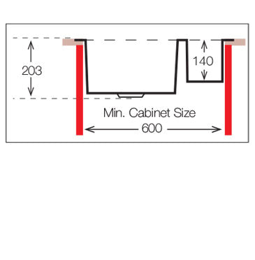 ColorX 1.5 bowl Matt Black Undermount/Inset kitchen sink 530x400mm Tap option available