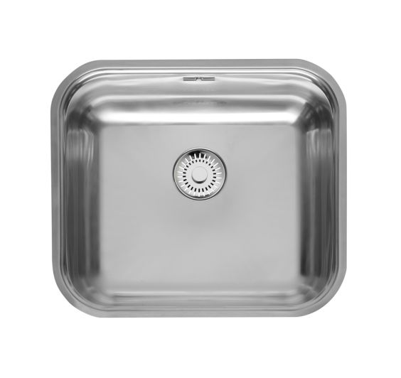 Reginox Colorado 1 bowl Undermoun/Inset SS Kitchen Sink 445x393mm