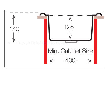 UKinox CO 381.381 Satin Stainless Steel 1 bowl inset kitchen sink