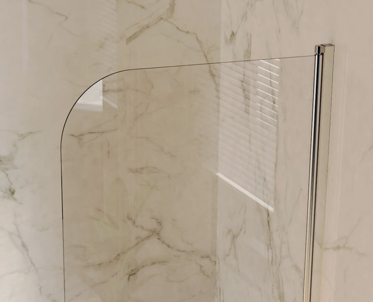 VRB Matera Shower Bath 1500/1600/1700x750mm Bath Panels White/Light Grey/Dark Grey