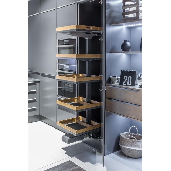 Kesseböhmer Kesseböhmer, Convoy, 600 Larder Unit Storage, Anthracite, Premio, Pull-out, for hinged doors