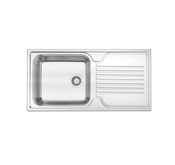 Reginox SENATOR 10 Single bowl inset SS kitchen sink 1000x500mm