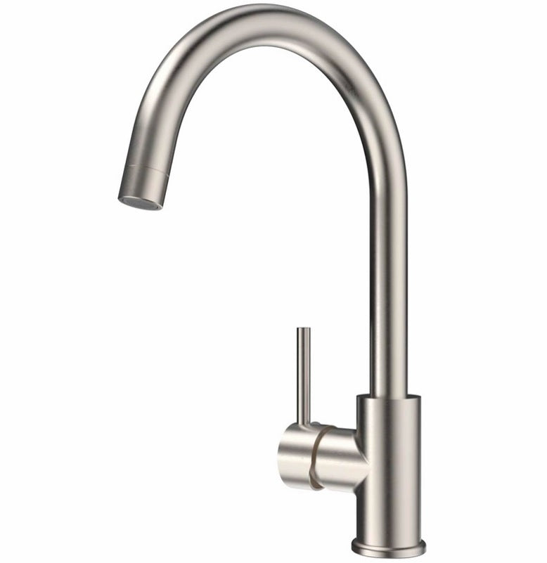 Sestri Single Lever Kitchen Mixer Tap Chrome/Black/Brushed Nickel