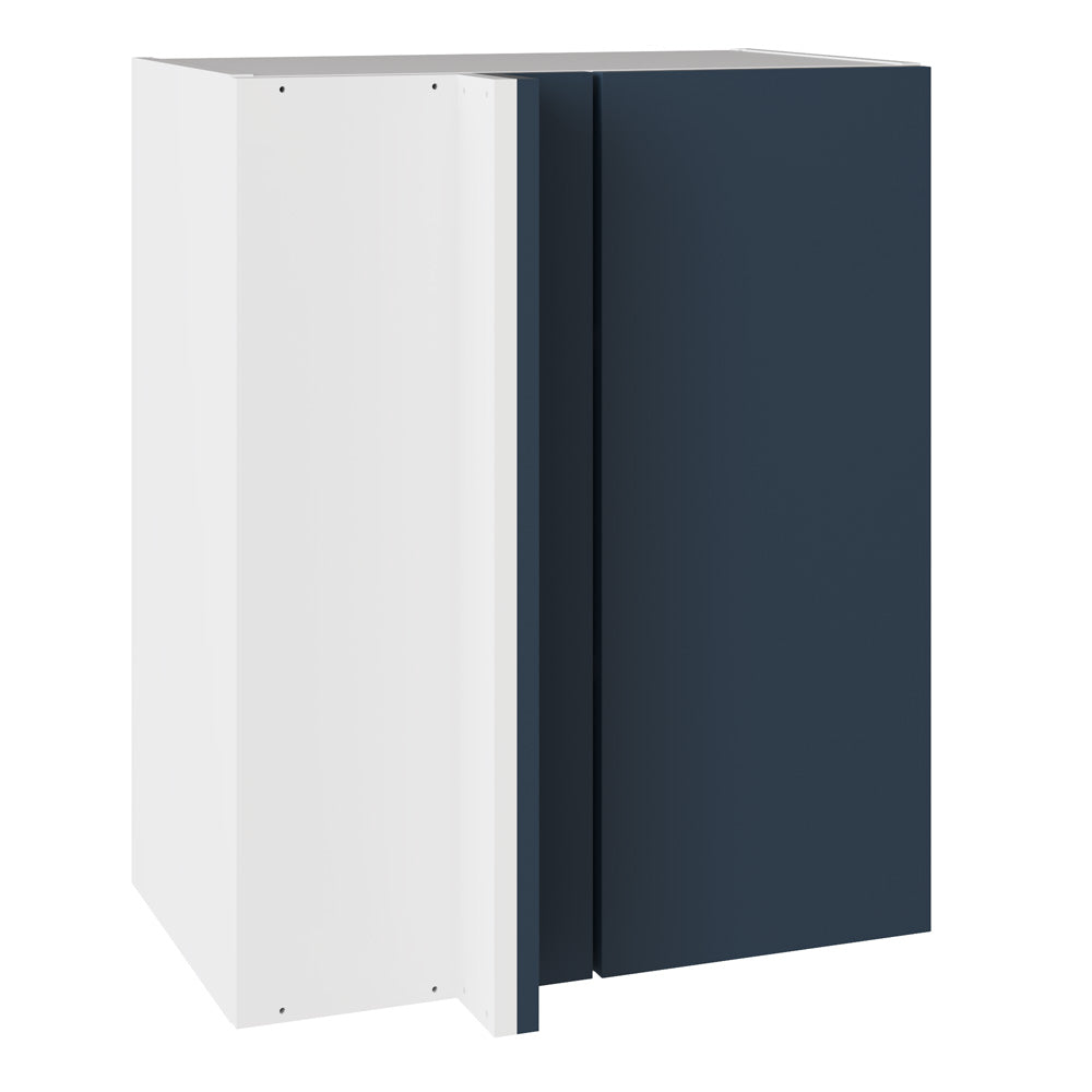 True Handleless SuperGloss Light Grey Kitchen Wall Cabinets with UNICLIC Technology, Flat packed