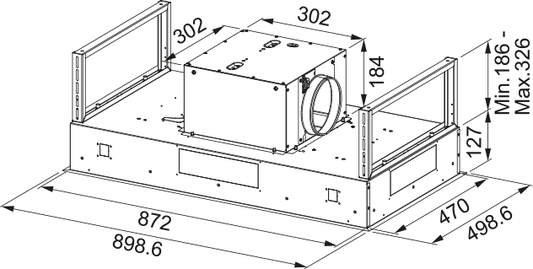 Franke Mythos White Ceiling FCMY 90 C WHP A KL