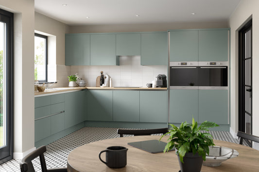 True Handleless SuperMatt Agave Green SAMPLE DOOR