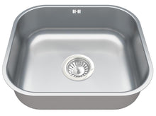 Load image into Gallery viewer, Kitchen Sink Satin Stainless Steel Base Flush-Mounted Sink 480 mm x 430 mm x 180 mm (TJM0035)