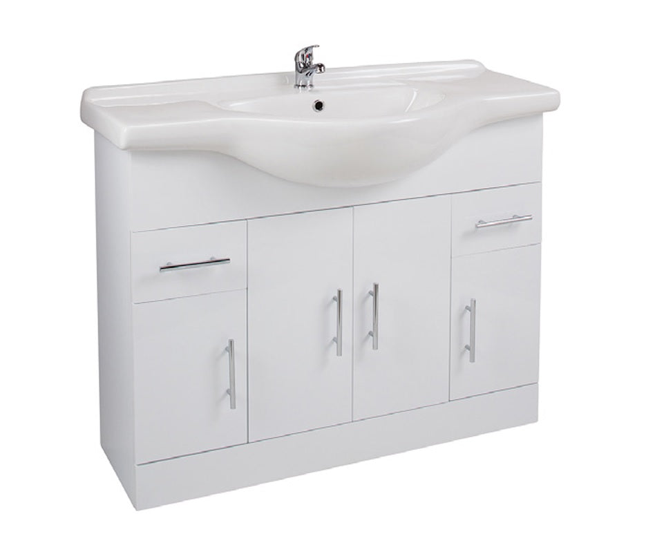 VRB Essentials 1050mm Vanity Unit & Basin 1050V Rigid