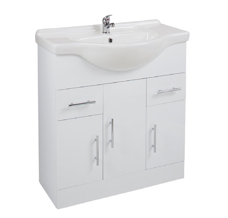 Essentials 850mm Vanity Unit & Basin 850V Rigid