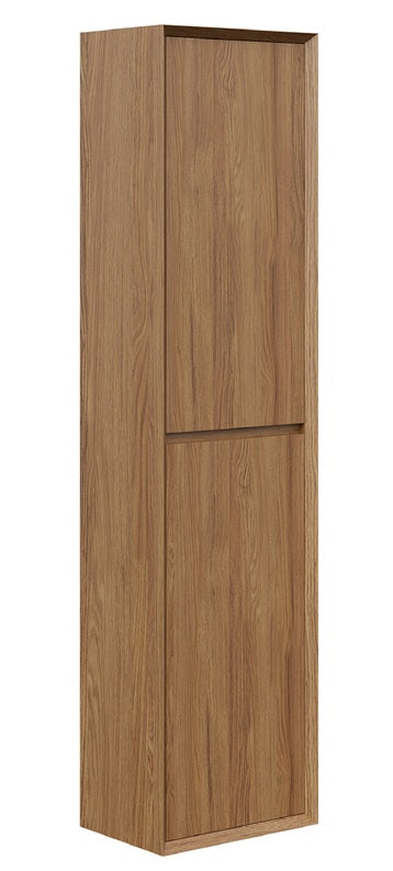Haven Honeywood PVC 300mm Rigid Wall Hung Column Cabinet Woodgrain Style WG300CC_HW