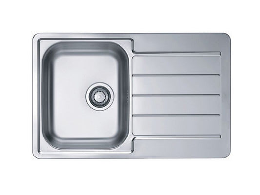 Alveus Line 80 SS Inset Kitchen Sink 790x500 1.0 & Jenny Tap Chrome