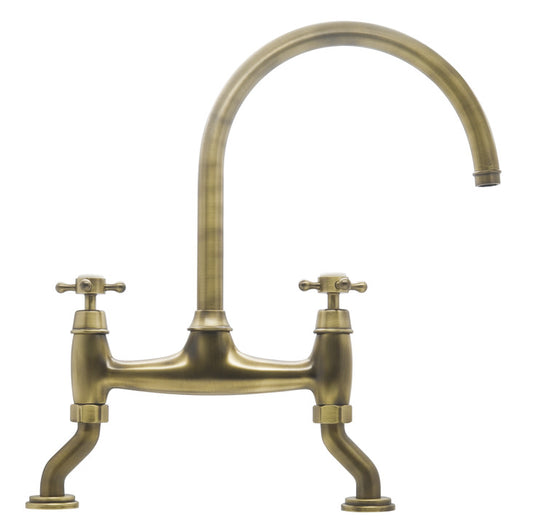 Bidbury & Co. Sherbourne Traditional Bridge Tap, with Crosshead Handles 5 finishes