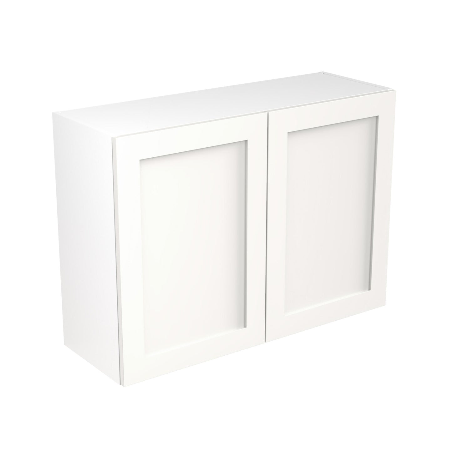 Shaker UltraMatt White Wall Kitchen Cabinets with UNICLIC Technology, Flat packed