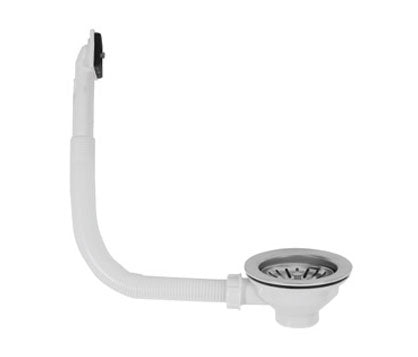 UKinox Niagra Polished Stainless Steel Inset kitchen sink including Tap and accessories