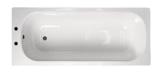 VRB Steel Bath 2 Tap hole 1500/1600/1700x700mm Bath Panels White/Light Grey/Dark Grey