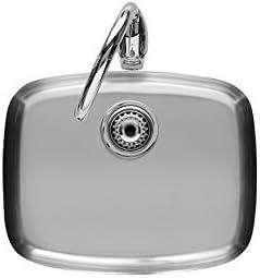 Roca  Sink SINGLE BOWL, BP 3, Stainless Steel linen finish 565x465x180 mm (SP0112)