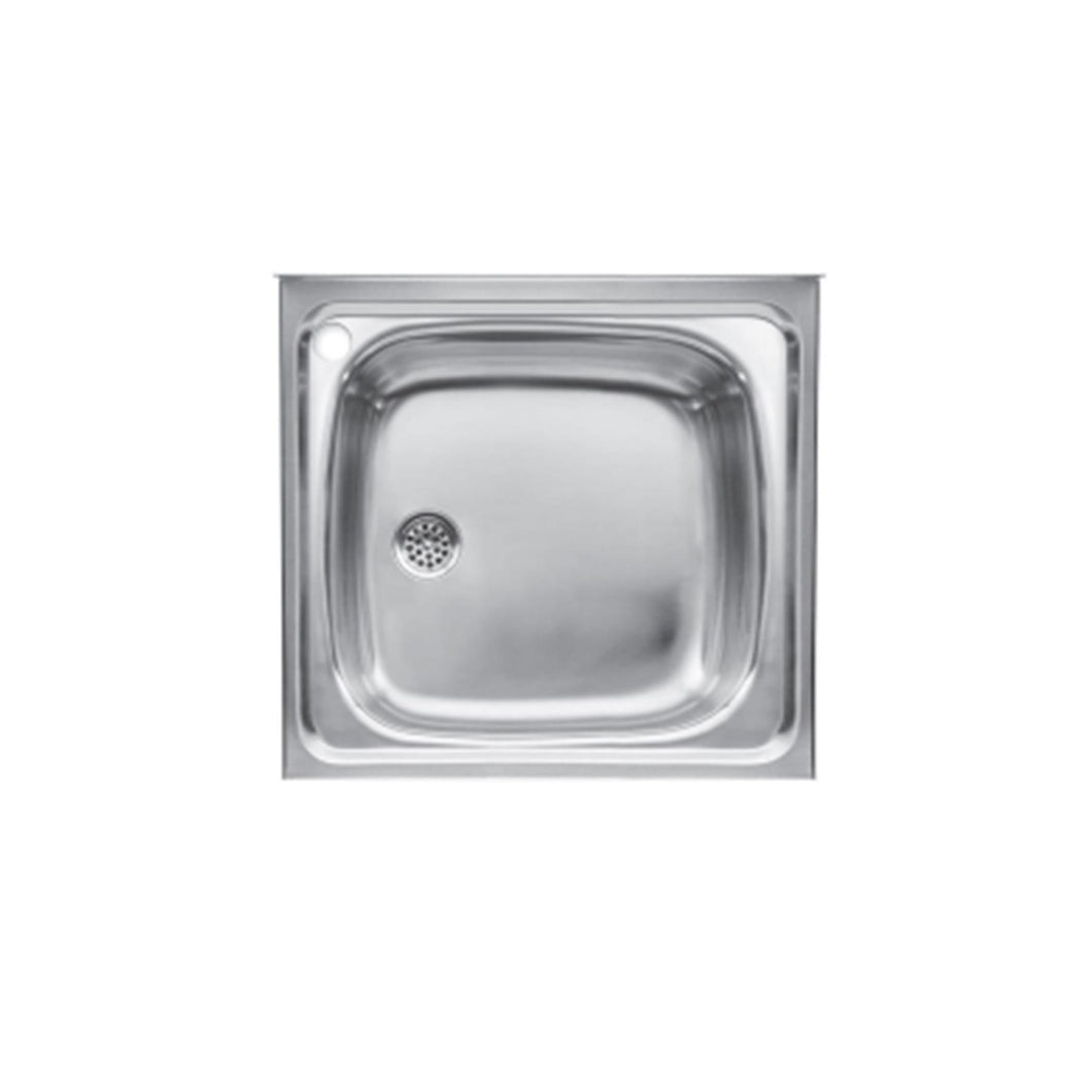 E-70 Commercial single bowl Kitchen Sink 700 X 500 x 160 MM (SP0102) STANDARD WALL BENCH PROFILE