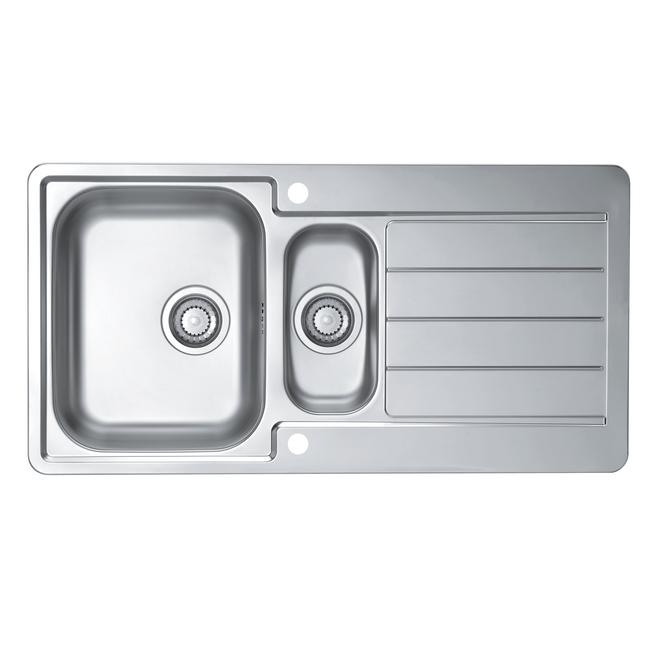 Alveus, Line 10, Stainless Steel, 1.5 bowl, Inset, 980x500x160mm (1067695N)