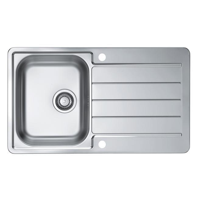Alveus, Line 20, Stainless Steel, Single bowl, Inset, 860x500x160mm (1067697N)