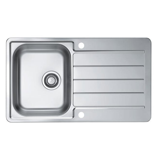 Alveus, Line 20, Stainless Steel, Single bowl, Inset, 860x500x160mm (1067697N)