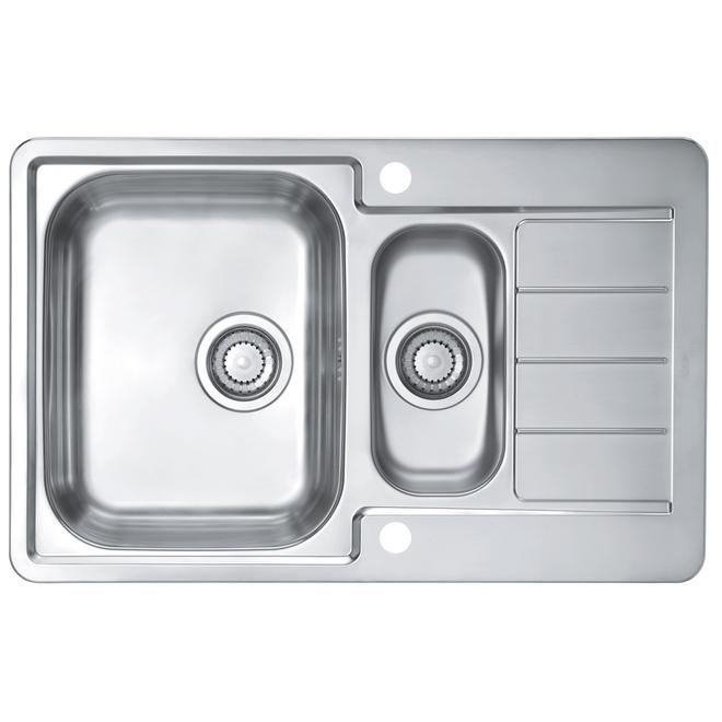 Alveus, Line 70, Stainless Steel, 1.5 bowl, Inset, 790x500x160mm (1067704N)