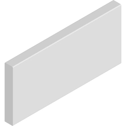 Strada Gloss WHITE J-Pull kitchen cupboard door fronts, end panels and accessories