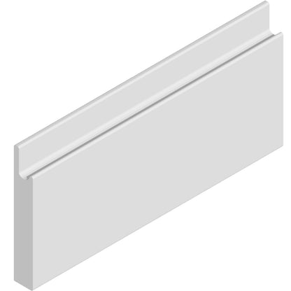 Strada Gloss WHITE J-Pull kitchen cupboard door fronts, end panels and accessories