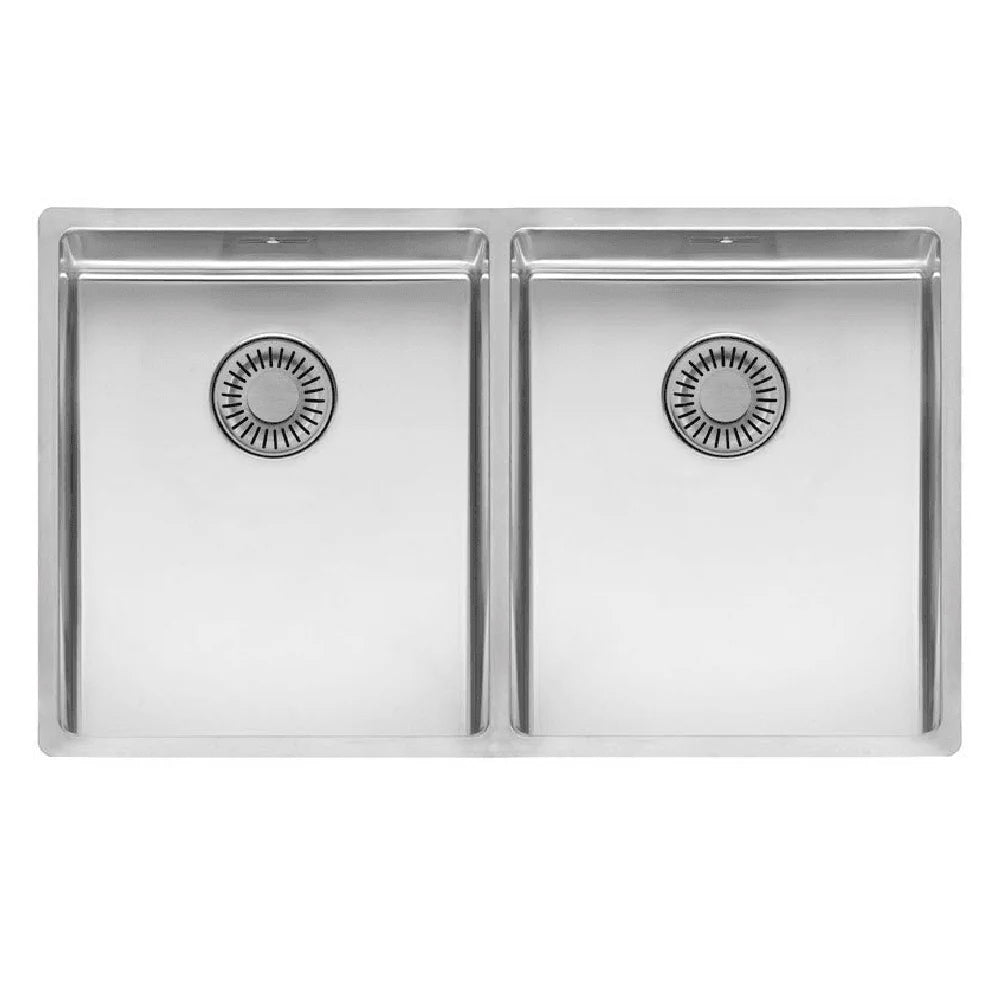 Reginox NEW YORK 34x40+34x40 Inset/Undermount 2 bowl SS Kitchen Sink