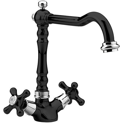 Old Fashioned 2 handle Kitchen mixer Tap, 7 Colour options