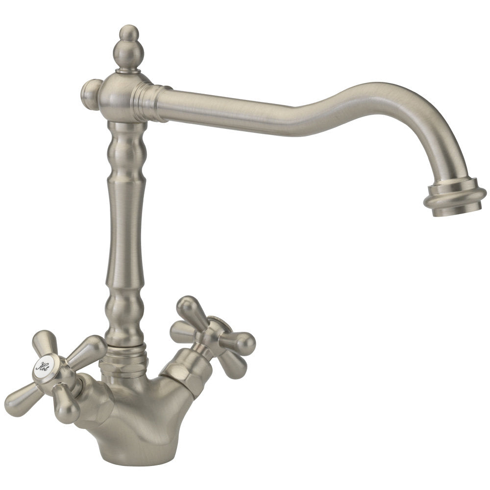 Old Fashioned 2 handle Kitchen mixer Tap, 7 Colour options