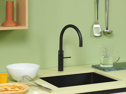 Quooker Fusion Round Boiling Water Tap BLACK with a choice of Tanks