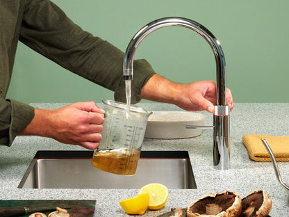 Quooker Fusion Round Boiling Water Tap CHROME with a choice of Tanks
