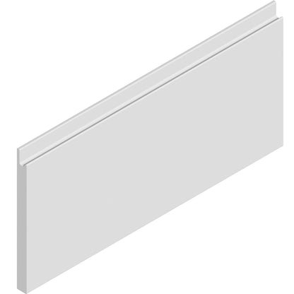 Strada Gloss WHITE J-Pull kitchen cupboard door fronts, end panels and accessories