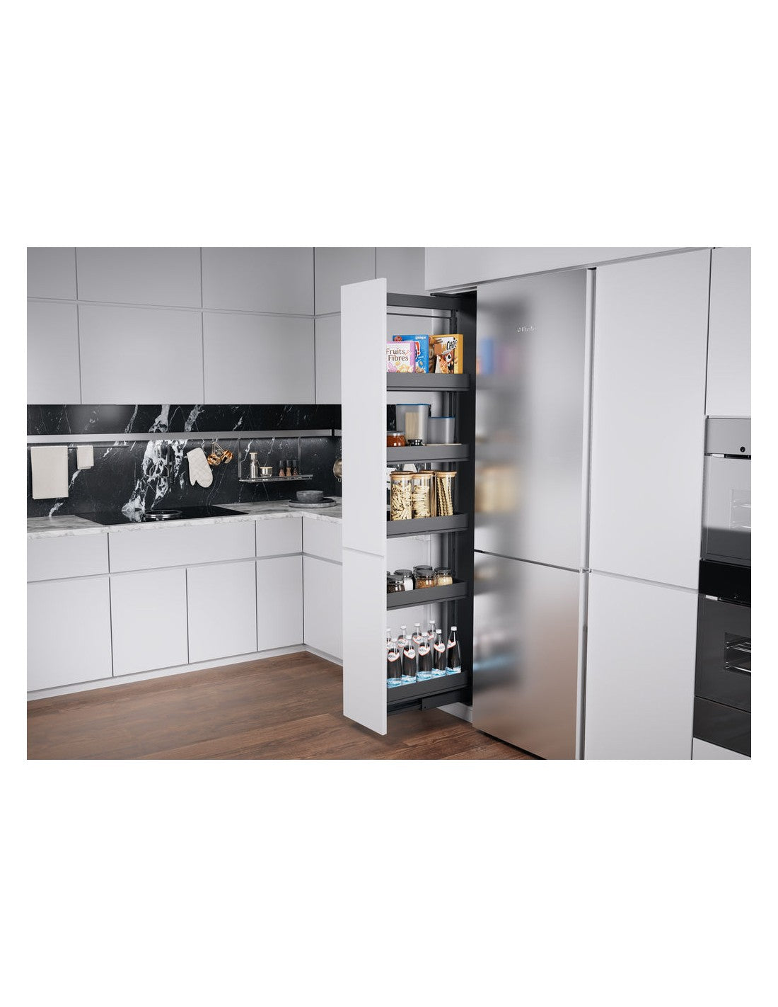 Kesseböhmer, Dispensa, Larder Unit Storage, 300/400mAnthracite, Arena Pure, Pull-out, Unhanded