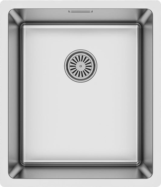 380 x 440 mm Undermount/inset Kitchen Sink, Handmade, Satin Stainless Steel Kitchen Sink (TJM0036)