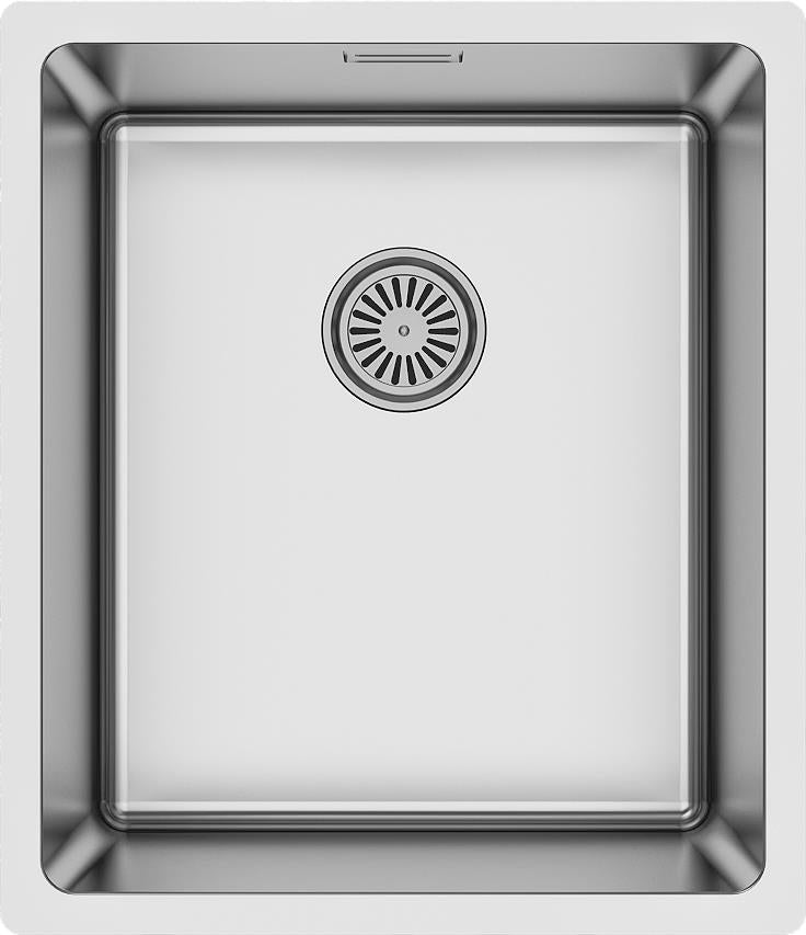 380 x 440 mm Undermount/inset Kitchen Sink, Handmade, Satin Stainless Steel Kitchen Sink (TJM0036)