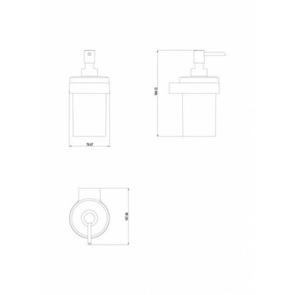 GALA (PURE) LIQUID SOAP DISPENSER (TJM016)