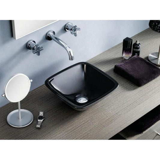 BAVIERA TOPCOUNTER WASHBASIN BLACK (4050/NE)