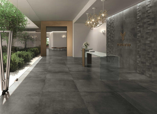 Artwork Piombo 600mm x 600mm PorcelainItalian Tiles Pack (IT0113)