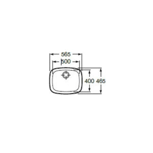 Roca  Sink SINGLE BOWL, BP 3, Stainless Steel linen finish 565x465x180 mm (SP0112)