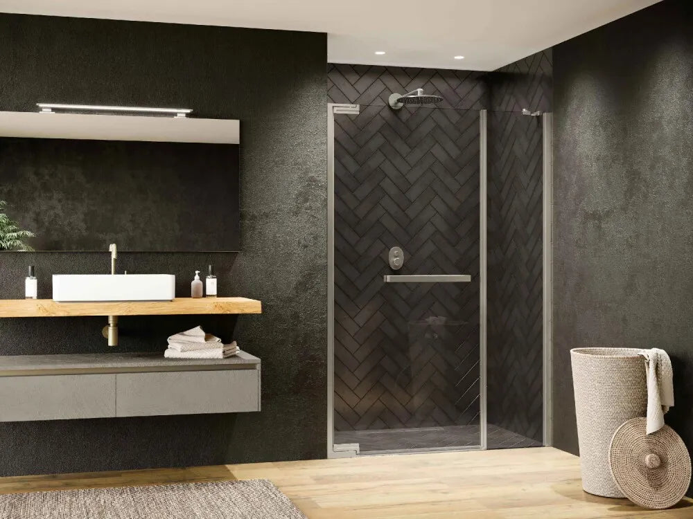 Novellini N180 G+F in line, Hinged door Chrome/B Gold/B Bronze/B Inox