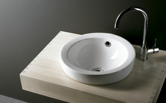 BRECCIA COUNTERTOP WASHBASIN WHITE (0007) SP0060