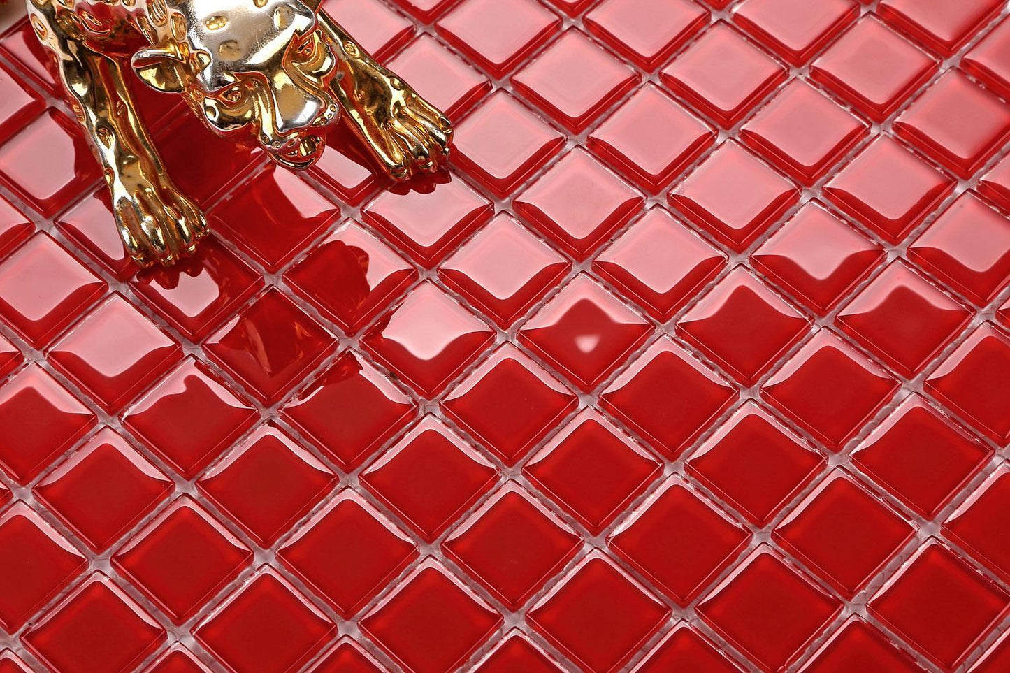Red Glass Mosaic Tiles (MT0022)